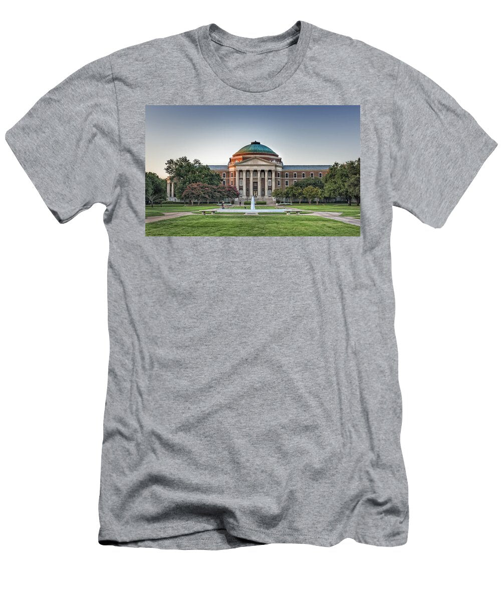 2 Dallas Hall Southern Methodist University Mountain Dreams T-Shirt