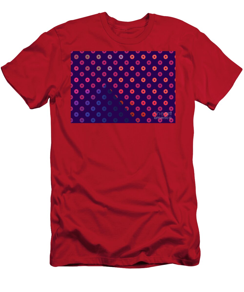 2 Dots Pattern Texture Background Flat Dotted Spotted Pattern Mo Turgay Koca T-Shirt
