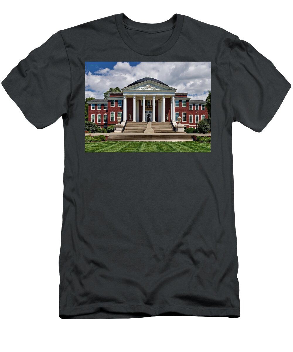 2 Grawemeyer Hall University of Louisville Mountain Dreams T-Shirt