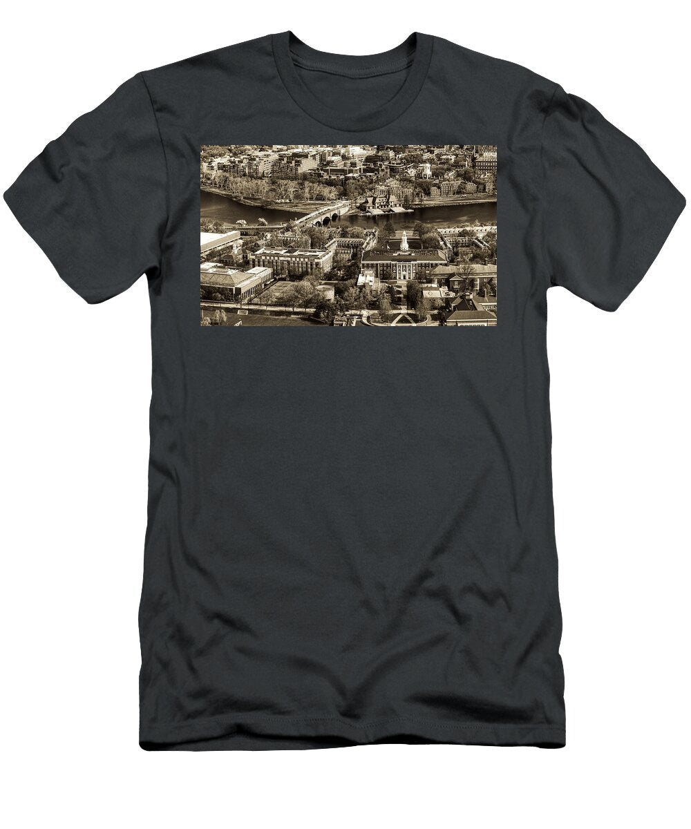 2 Harvard Campus on the Charles Library of Congress T-Shirt