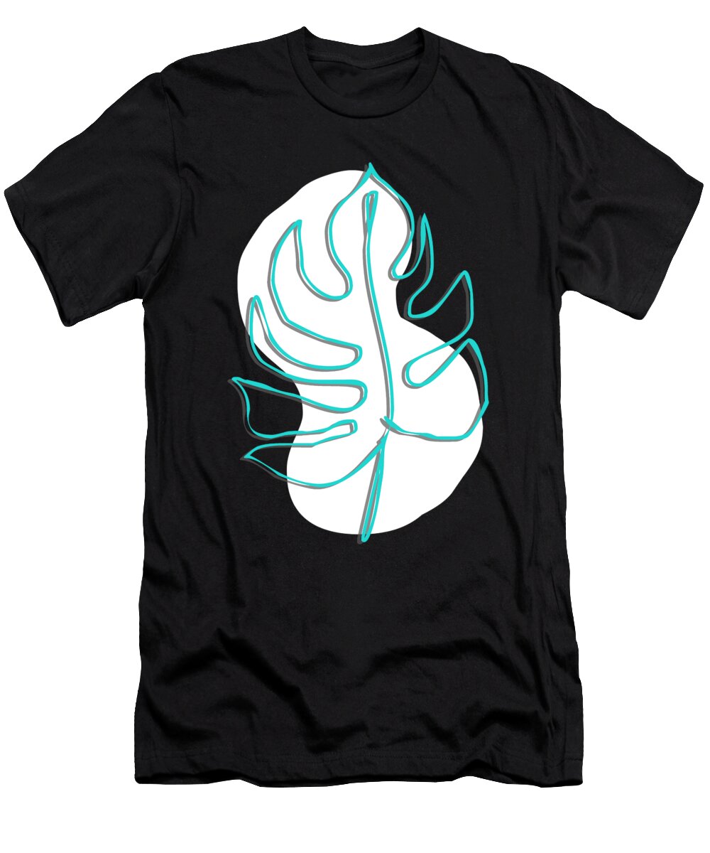 2 Lineart Flowers Manuel Schmucker T-Shirt