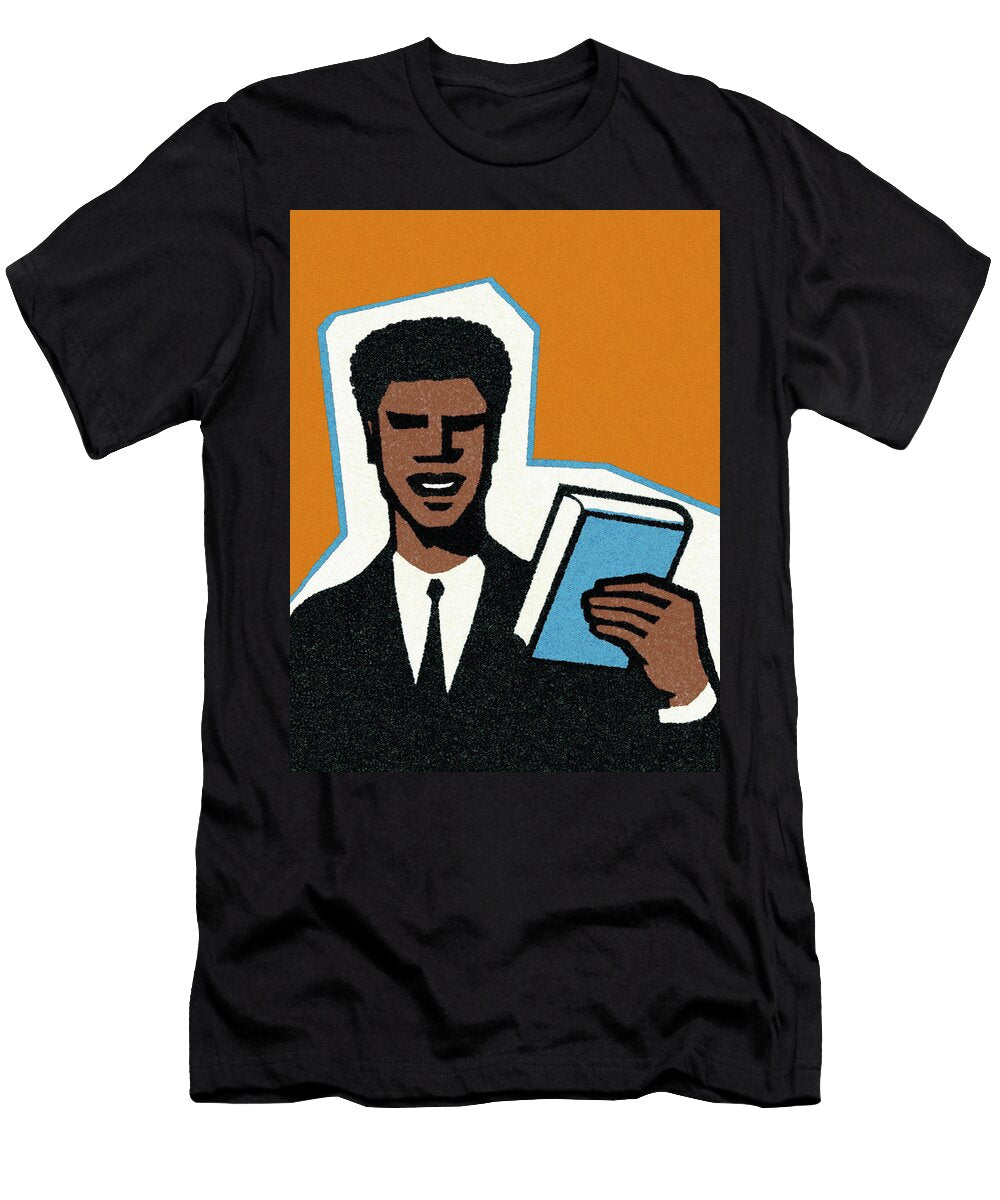 2 Man Holding a Book Csa Images T-Shirt