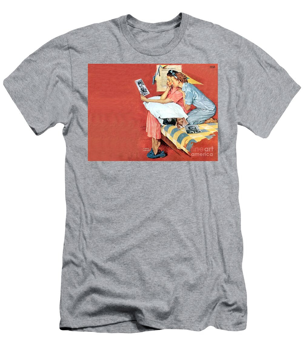 2 Movie Star Norman Rockwell T-Shirt