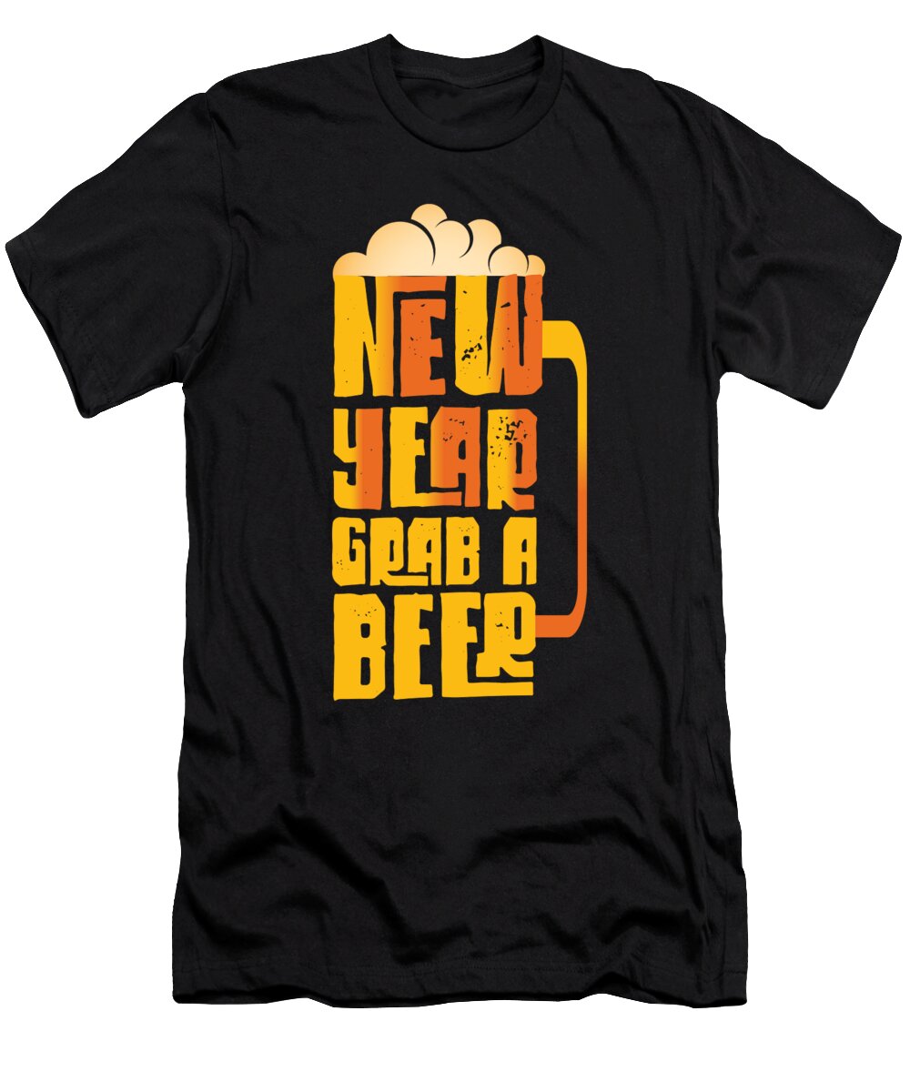 2 New Year Grab a Beer Fireworks 2020 Gift Haselshirt T-Shirt