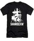 2 Shamrockin St Patricks Day Shamrock Drummer Haselshirt T-Shirt