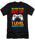 2 Teens Back to School No Way to Go Up One Level Senior High Boys Toms Store T-Shirt