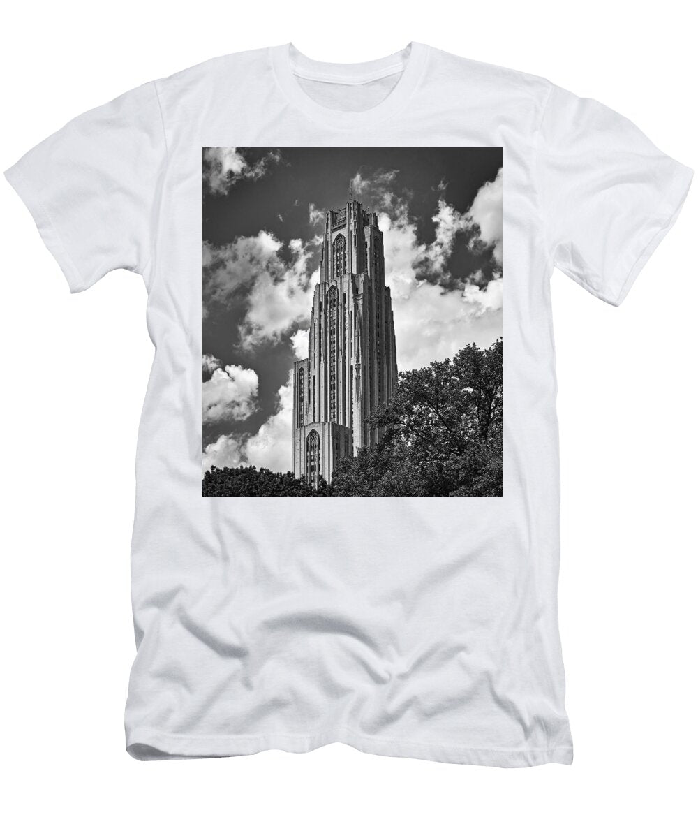 2 the Cathedral of Learning University of Pittsburgh Mountain Dreams T-Shirt