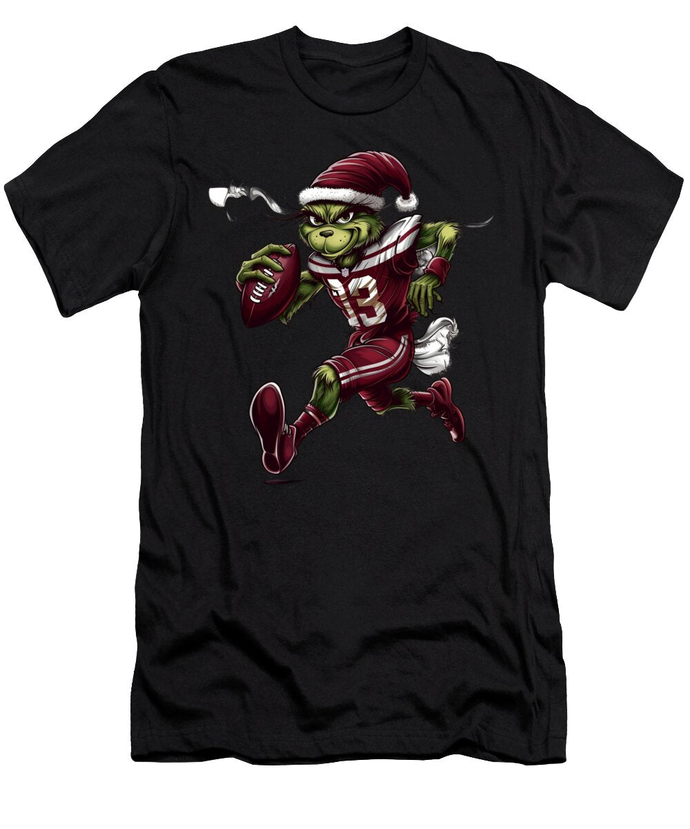 2 the Grinch Vs Cleveland Indians Logo Encounter Rush T-Shirt