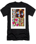 2 Vintage Flower Patterns Elegant Art Nouveau Pochoir Stencil Pri Seguy T-Shirt