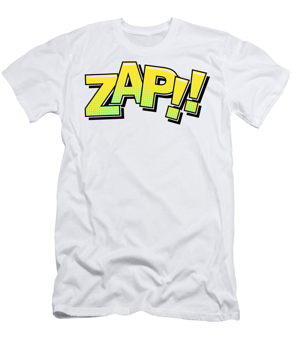 2 Zap Comic Word Print on Demand T-Shirt