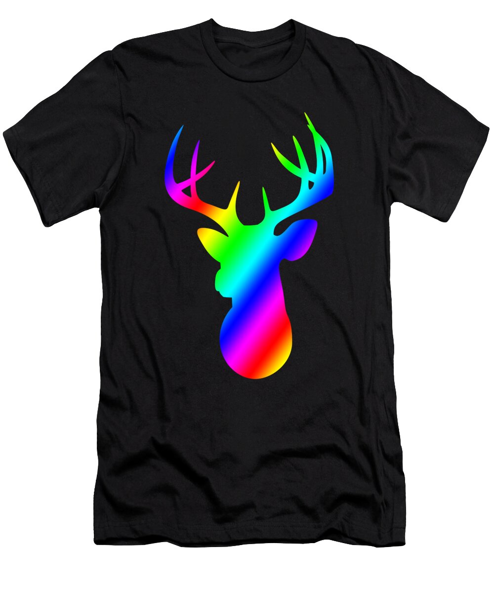 20 Abstract Dear Head Illustration Calnyto T-Shirt