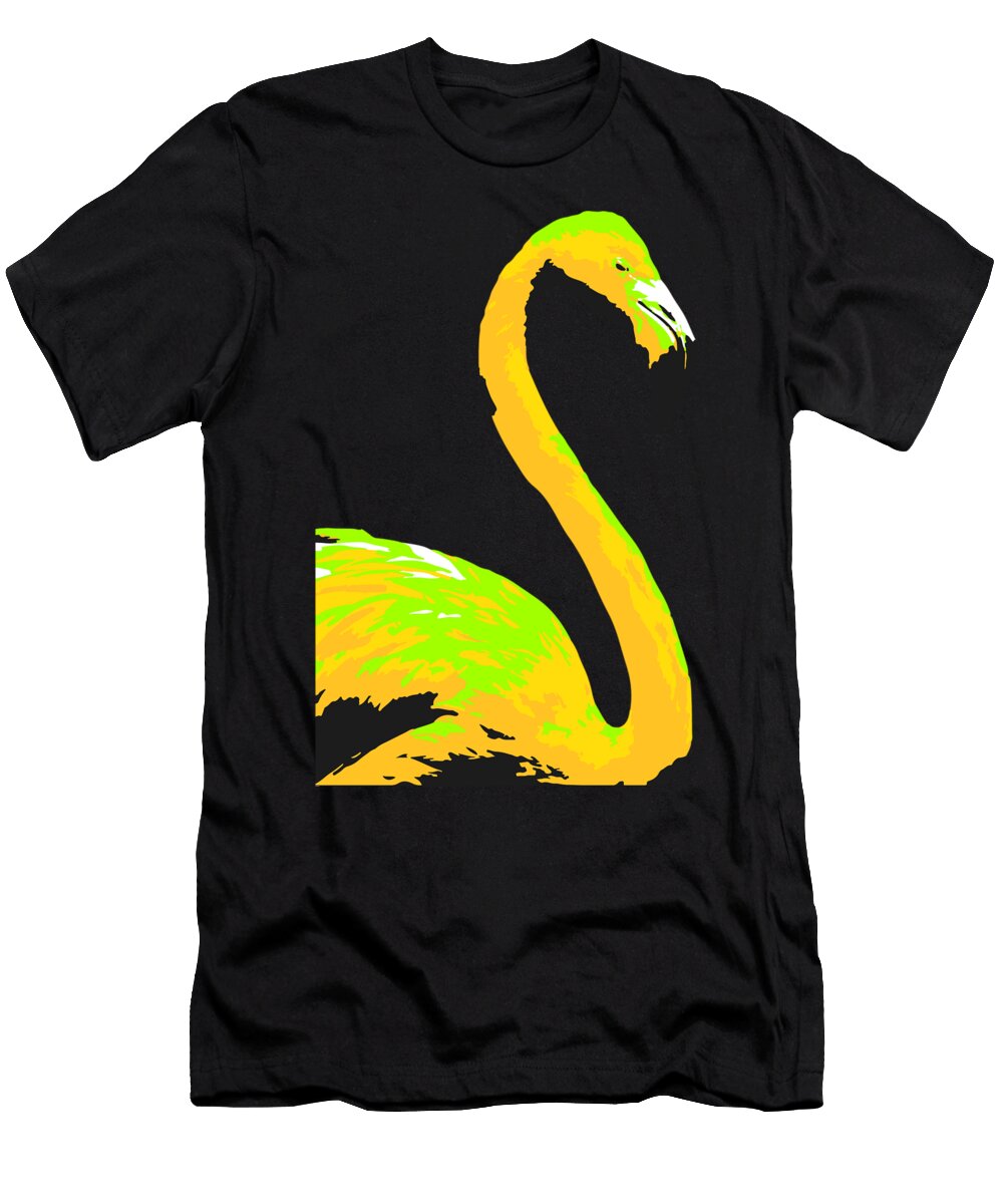 21 Flamingo Black Gryphon T-Shirt