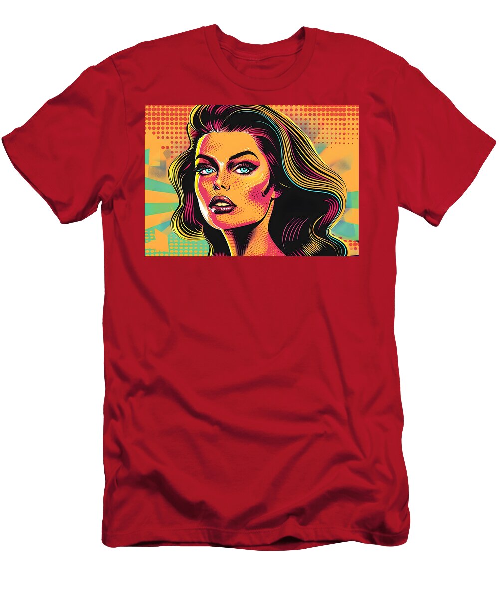 237 Abstract Art Painting Donald Trump T-Shirt