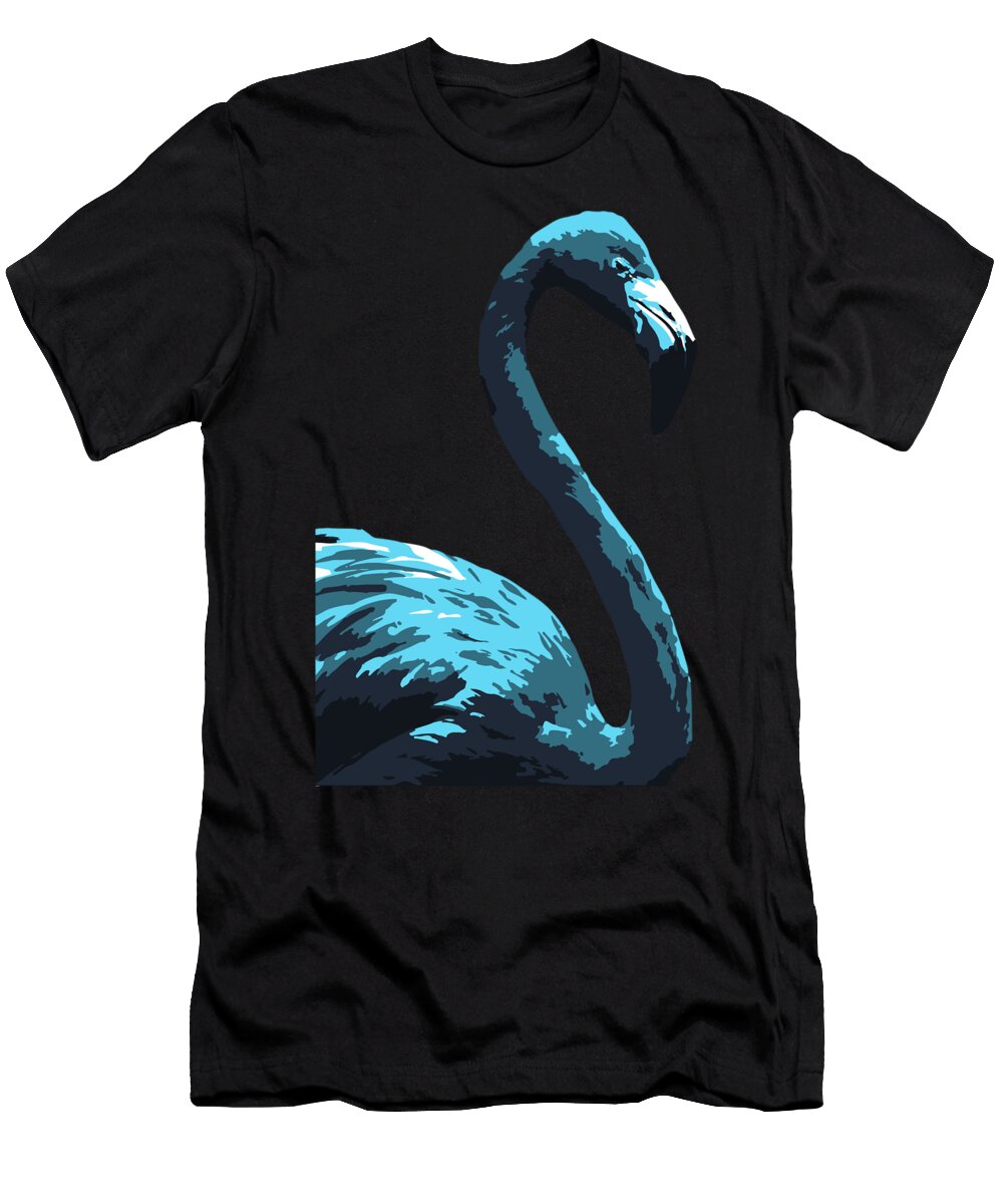 25 Flamingo Black Gryphon T-Shirt