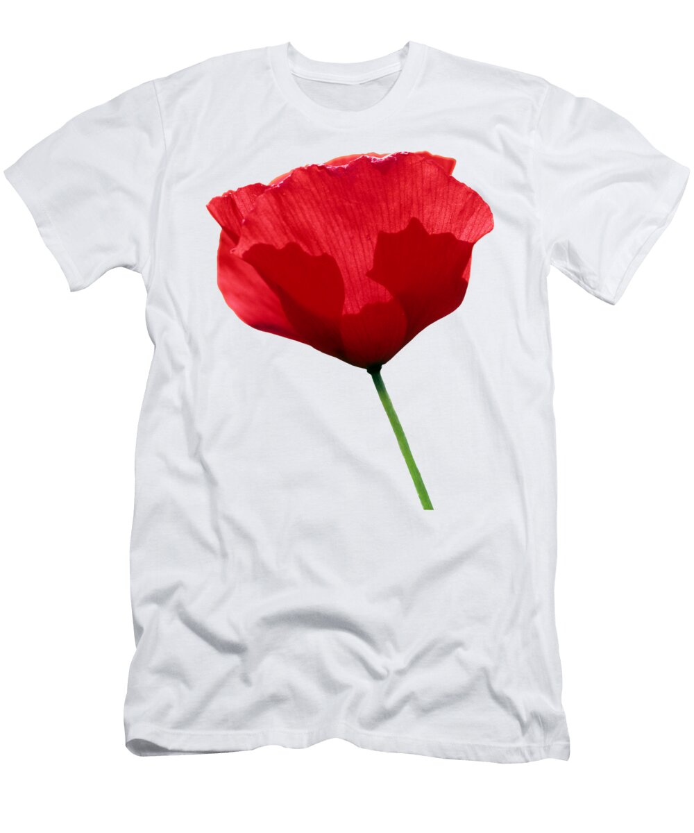 25 Poppy Flower George Atsametakis T-Shirt