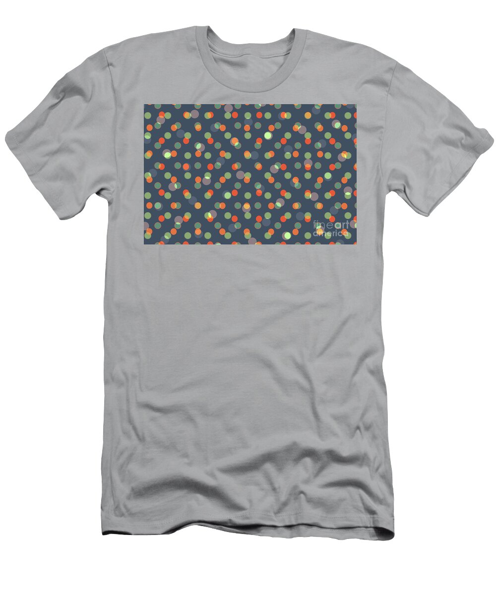 27 Dots Pattern Texture Background Flat Dotted Spotted Pattern Mo Turgay Koca T-Shirt