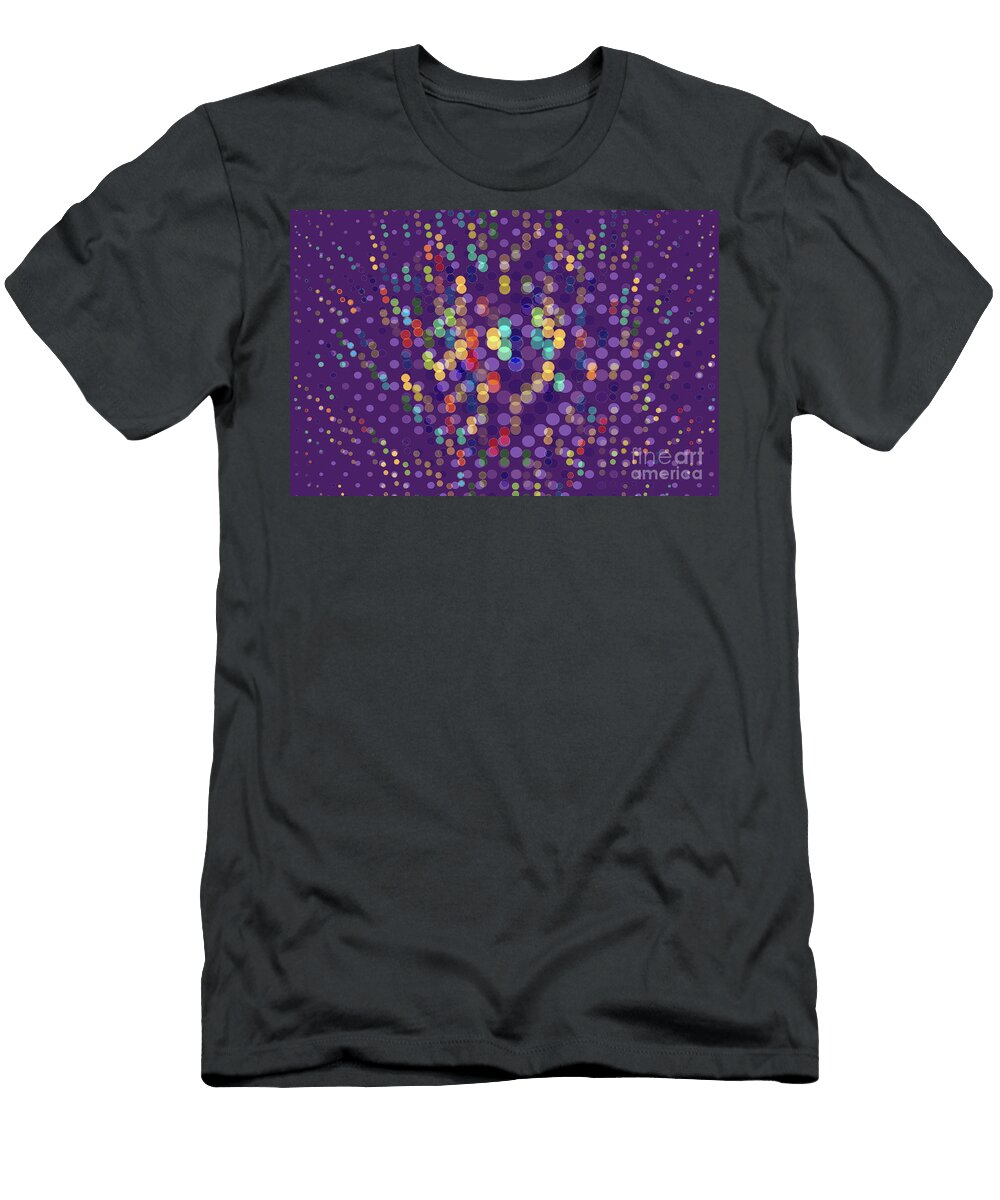 28 Dots Pattern Texture Background Flat Dotted Spotted Pattern Mo Turgay Koca T-Shirt