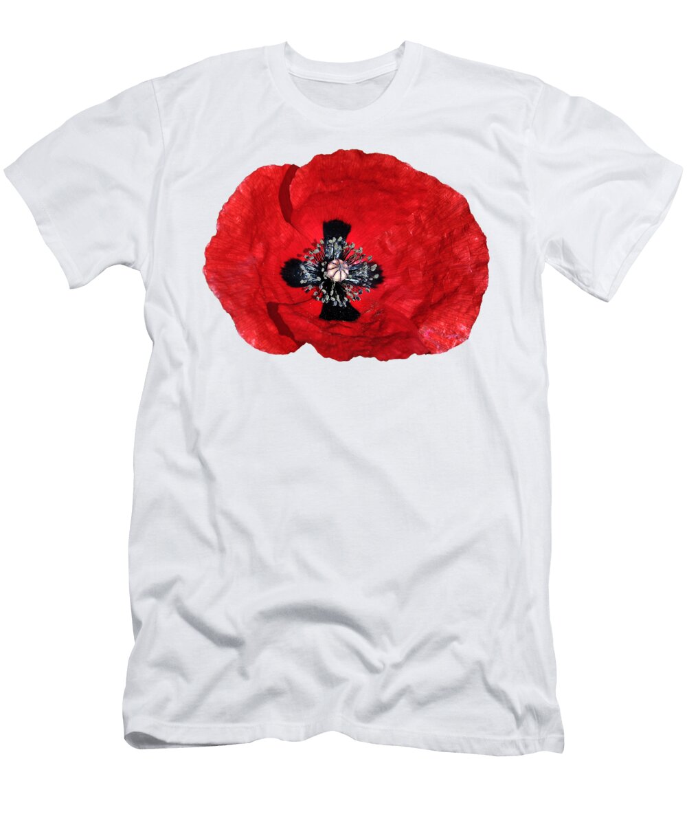28 Poppy Flower George Atsametakis T-Shirt