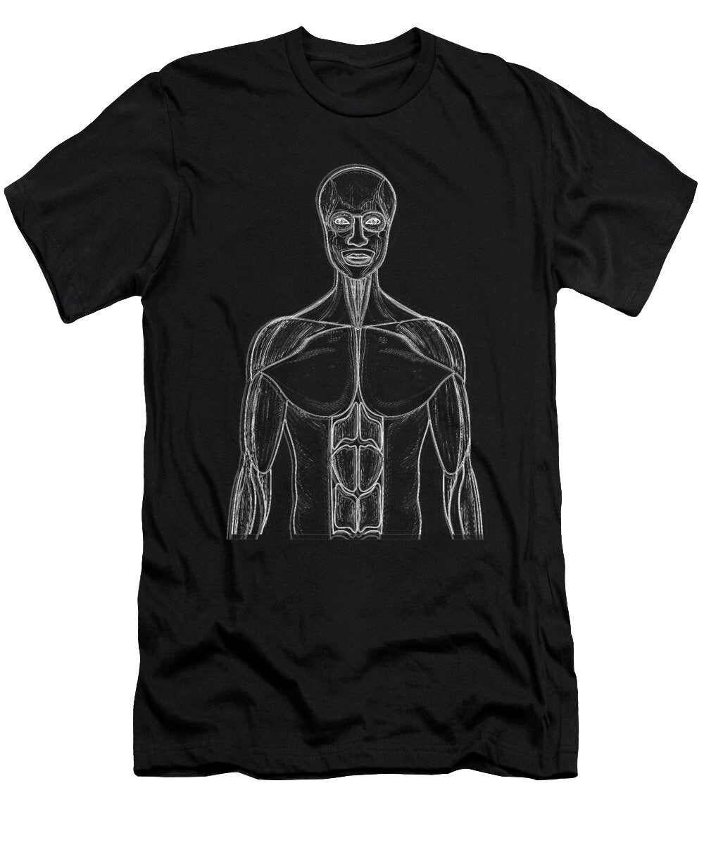 3 Anatomy Lineart Manuel Schmucker T-Shirt