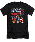 3 Chill the Fourth Out Costume 4th of July Cute Natalie Lidford T-Shirt