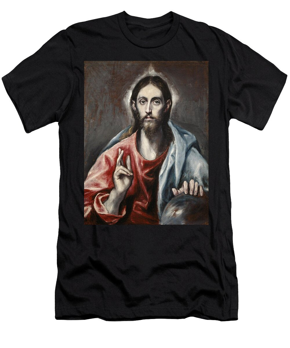 3 Christ Blessing El Greco T-Shirt