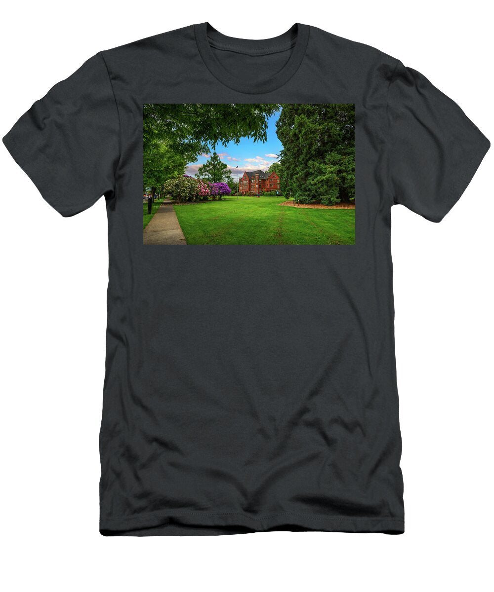 3 Eaton Hall Building on the Campus of Willamette University in Salem Oregon Miroslav Liska T-Shirt