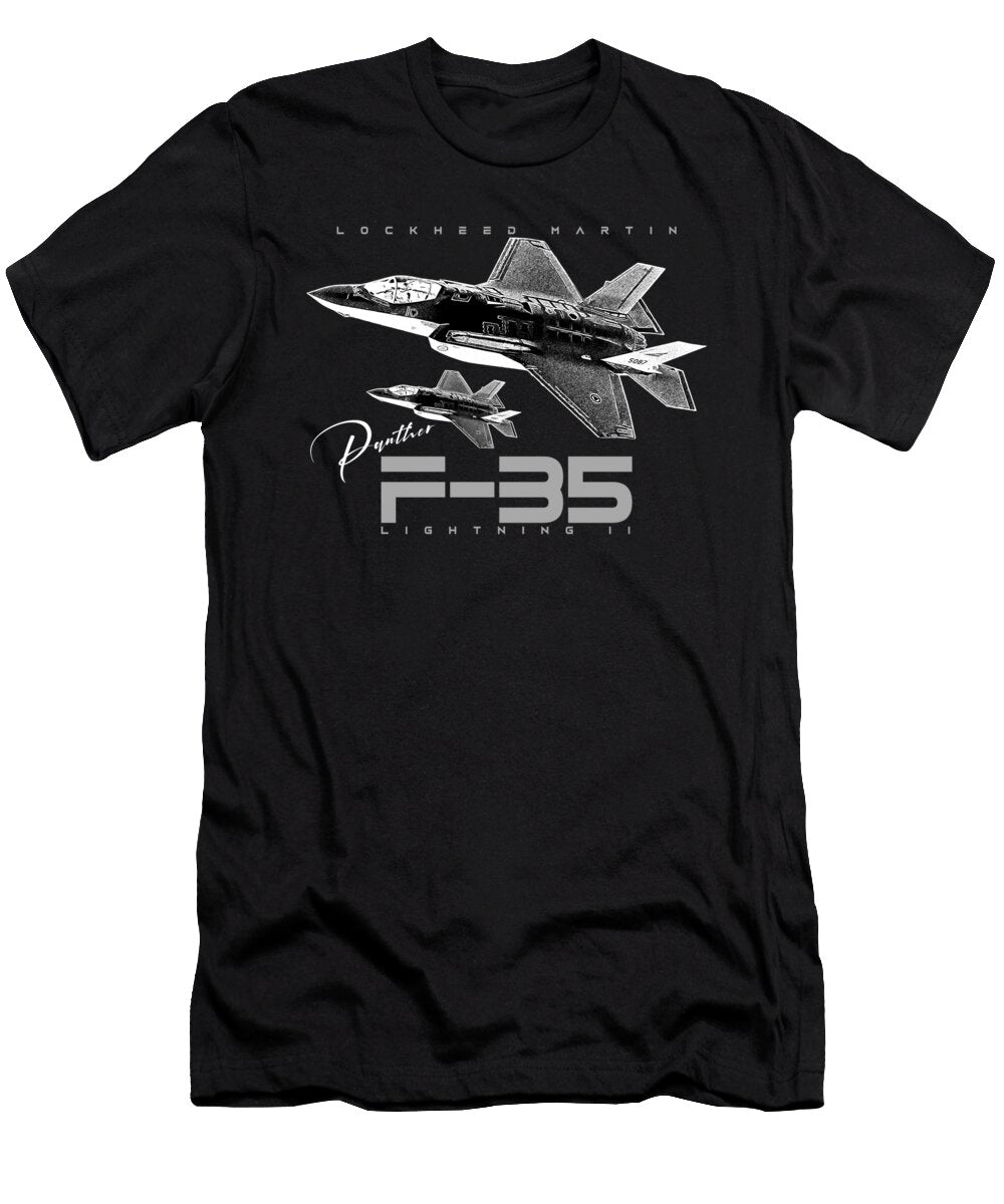 3 F 35 Lightning Fighter Jet Aerolovers Dany T-Shirt