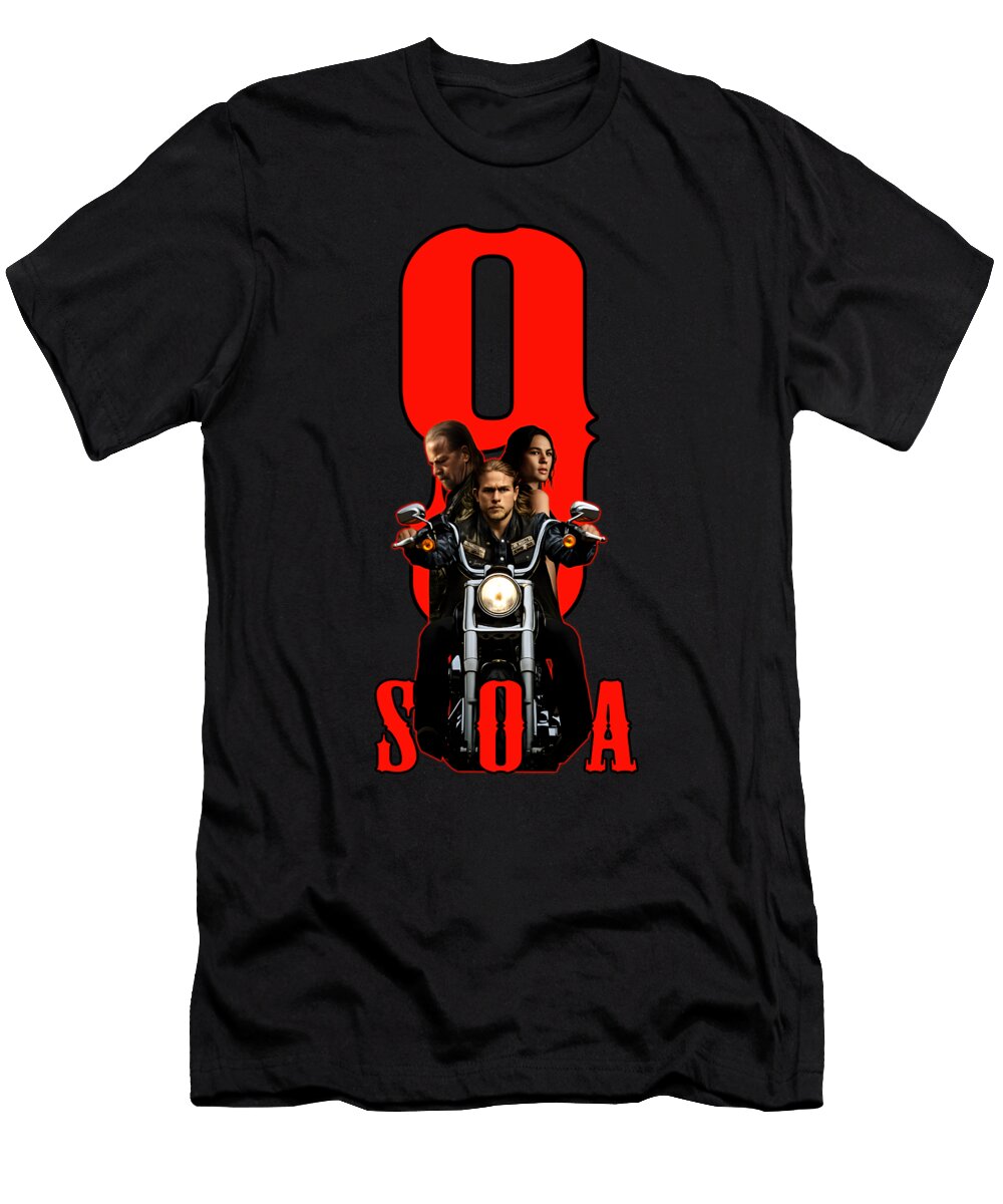 3 Sons of Anarchy Film Movie Drama Series Dace Hure T-Shirt
