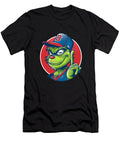 3 the Grinch Vs Cleveland Indians Logo Combat Rush T-Shirt