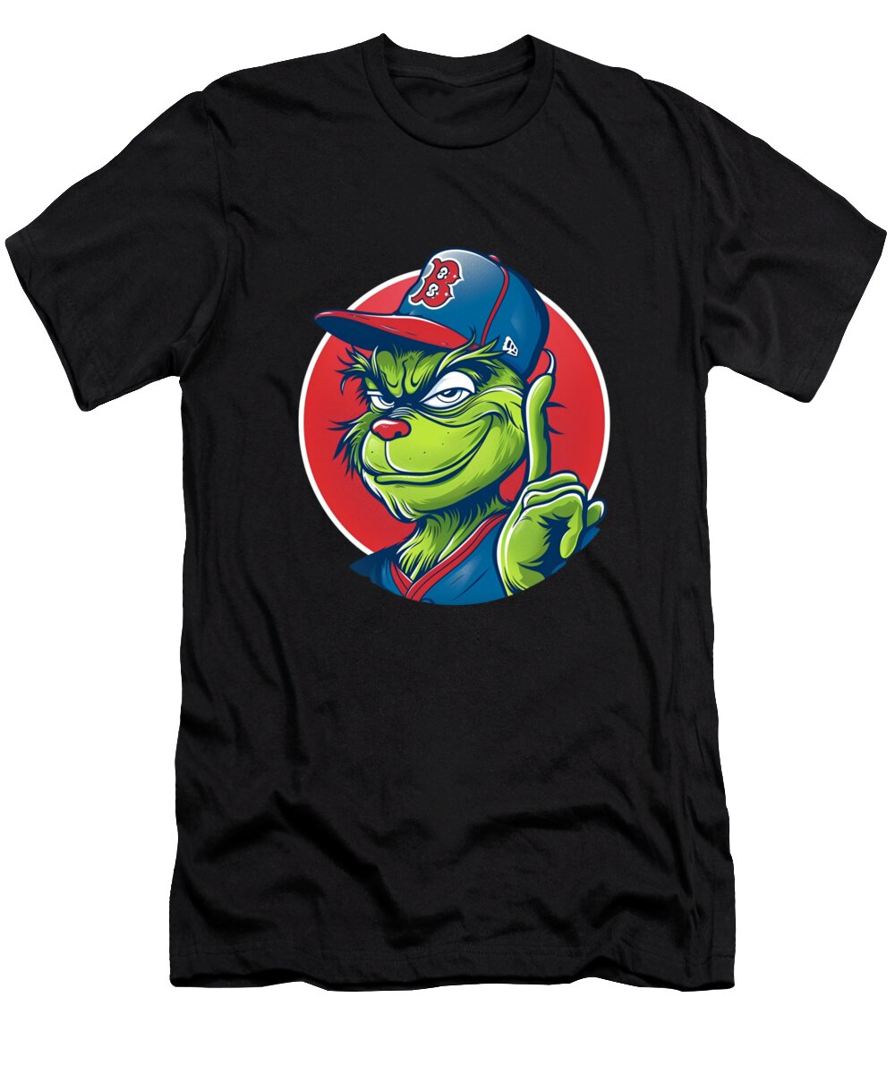 3 the Grinch Vs Cleveland Indians Logo Combat Rush T-Shirt