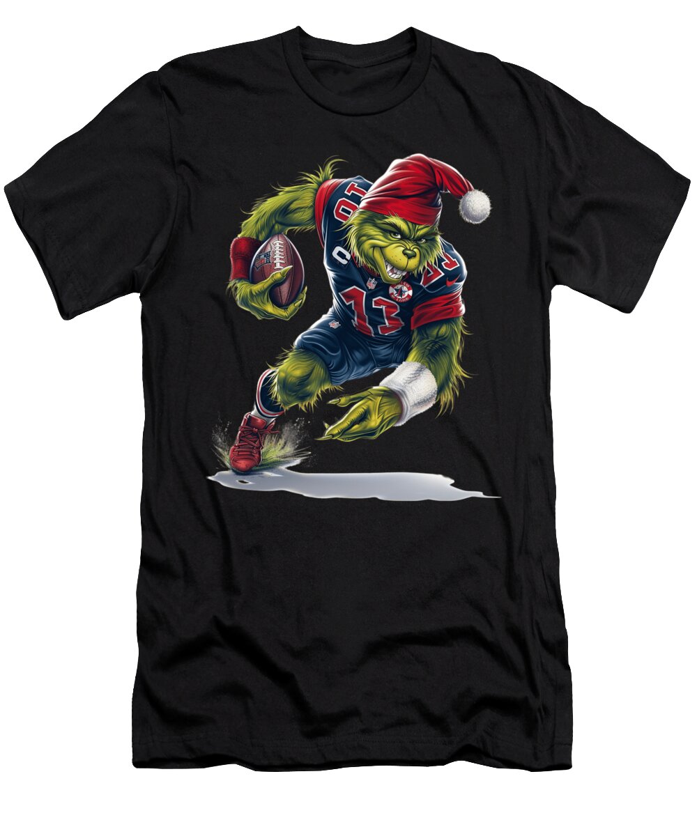 3 the Grinch Vs Cleveland Indians Logo Confrontation Rush T-Shirt