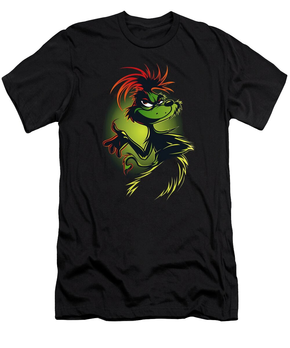 3 the Grinch Vs Cleveland Indians Logo Duel Rush T-Shirt