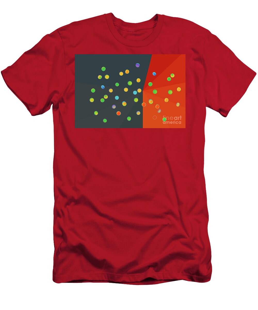 31 Dots Pattern Texture Background Flat Dotted Spotted Pattern Mo Turgay Koca T-Shirt