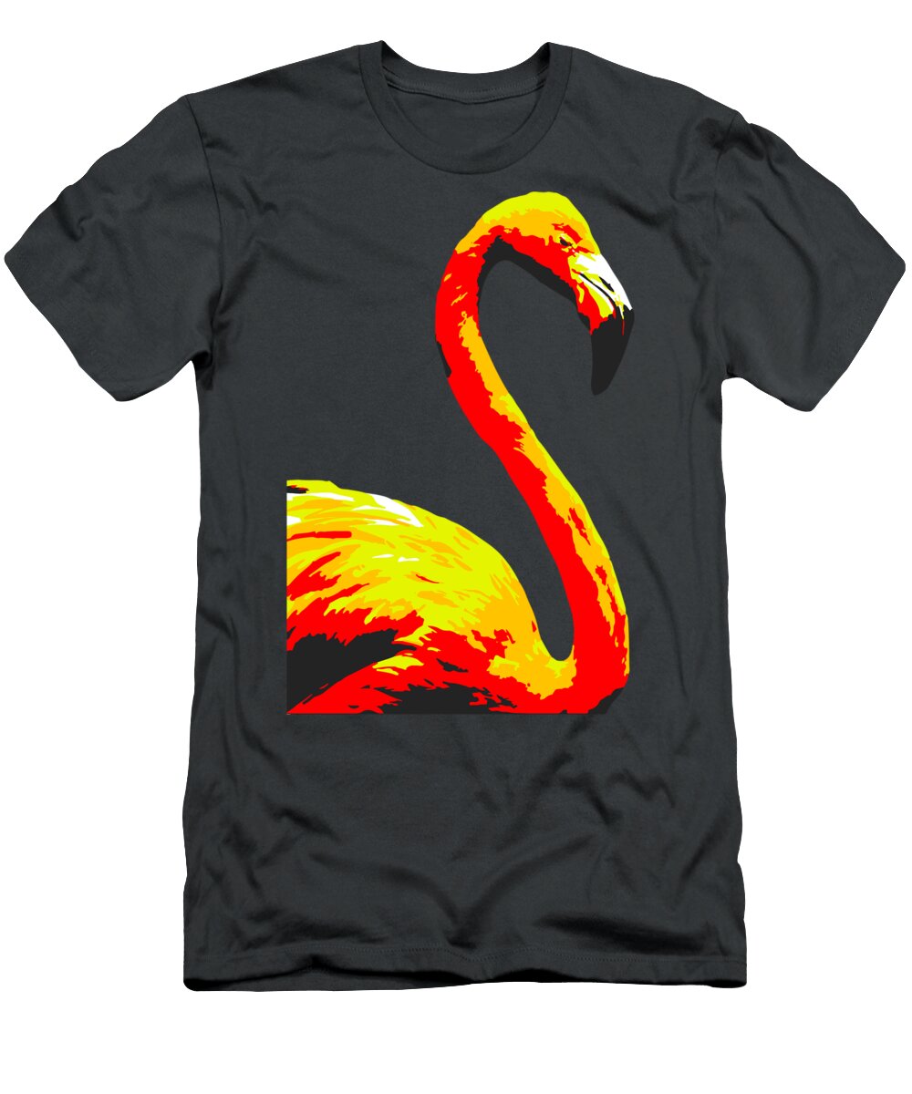 34 Flamingo Black Gryphon T-Shirt