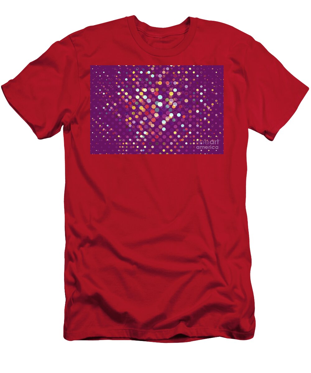 36 Dots Pattern Texture Background Flat Dotted Spotted Pattern Mo Turgay Koca T-Shirt