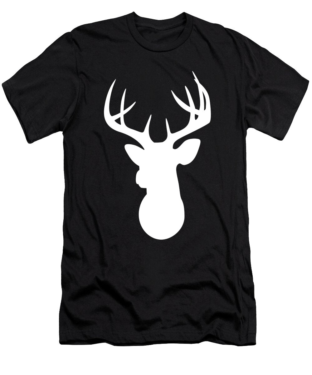 4 Abstract Dear Head Illustration Calnyto T-Shirt