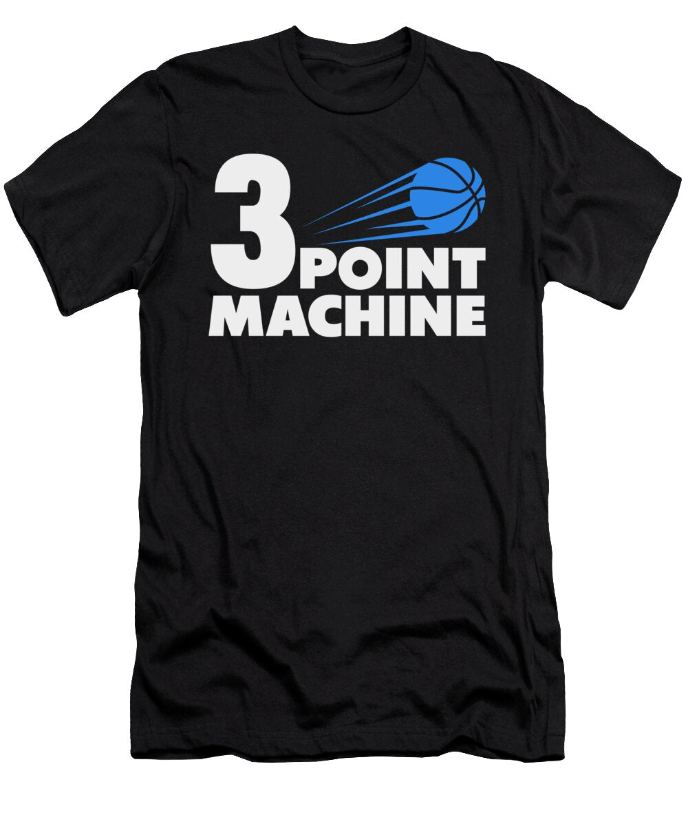 4 Basketball Game Player Fan Three 3 Point Mashine Toms Store T-Shirt