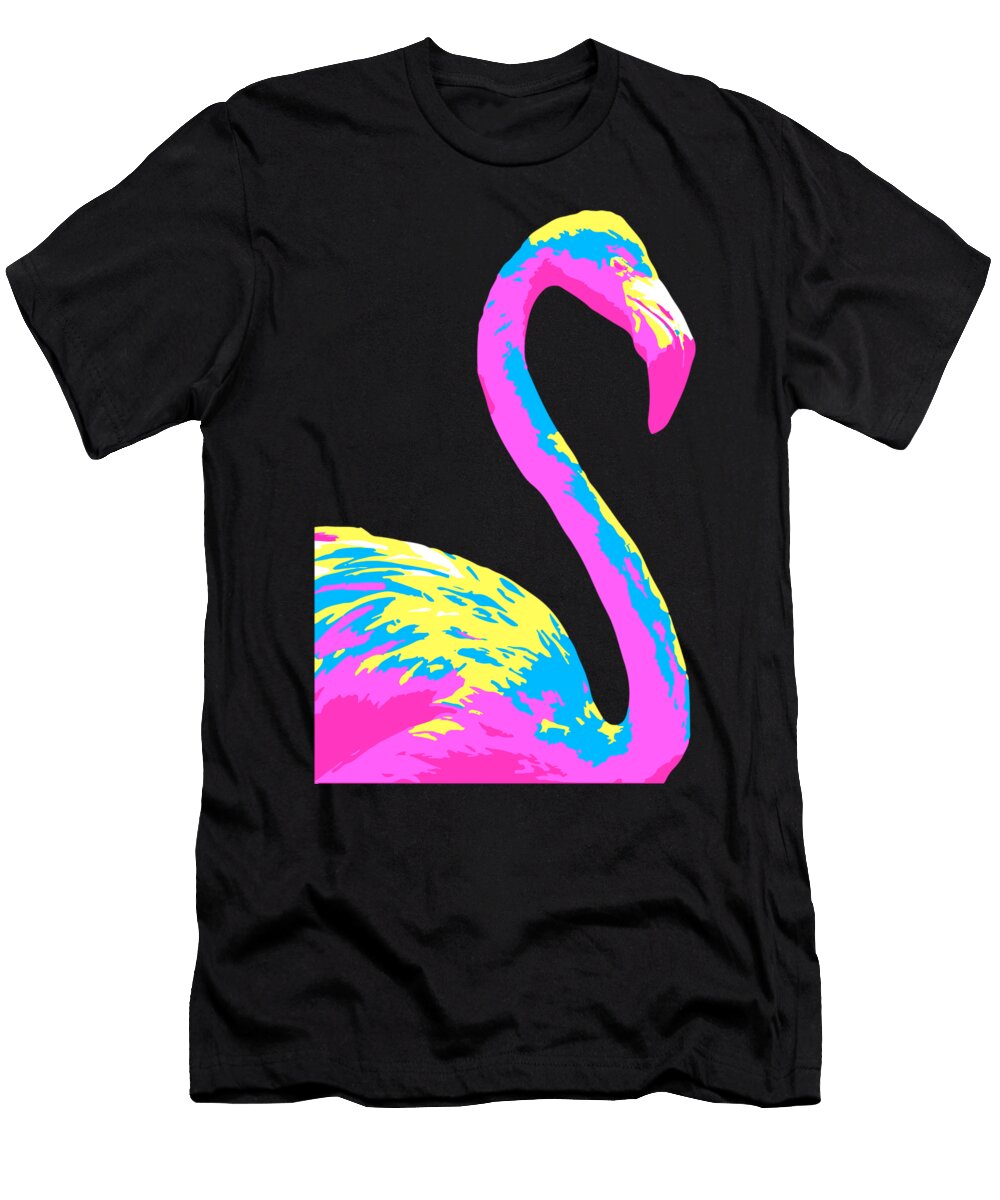 4 Flamingo Black Gryphon T-Shirt