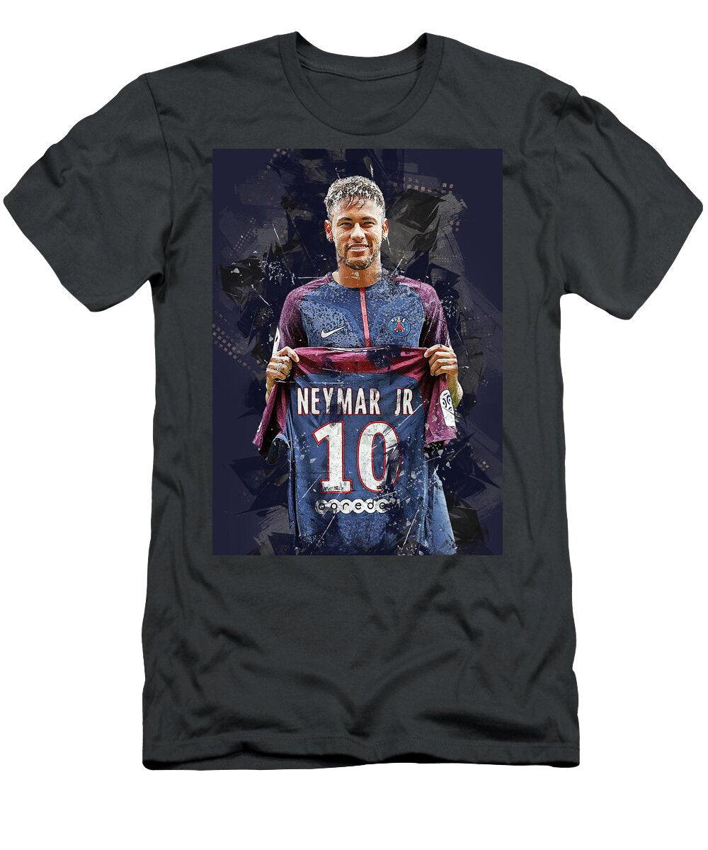4 Neymar Neymar Da Silva Santos Junior Neymar Junior Barcelona Brasilien Olympia Neymar Leith Huber T-Shirt