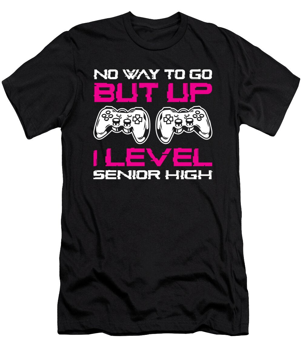 4 Teens Back to School No Way to Go Up One Level Senior High Girls Toms Store T-Shirt