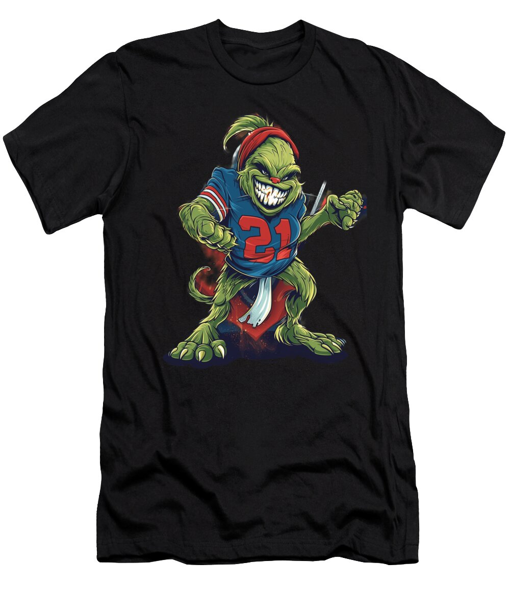 4 the Grinch Vs Cleveland Indians Logo Clash Rush T-Shirt