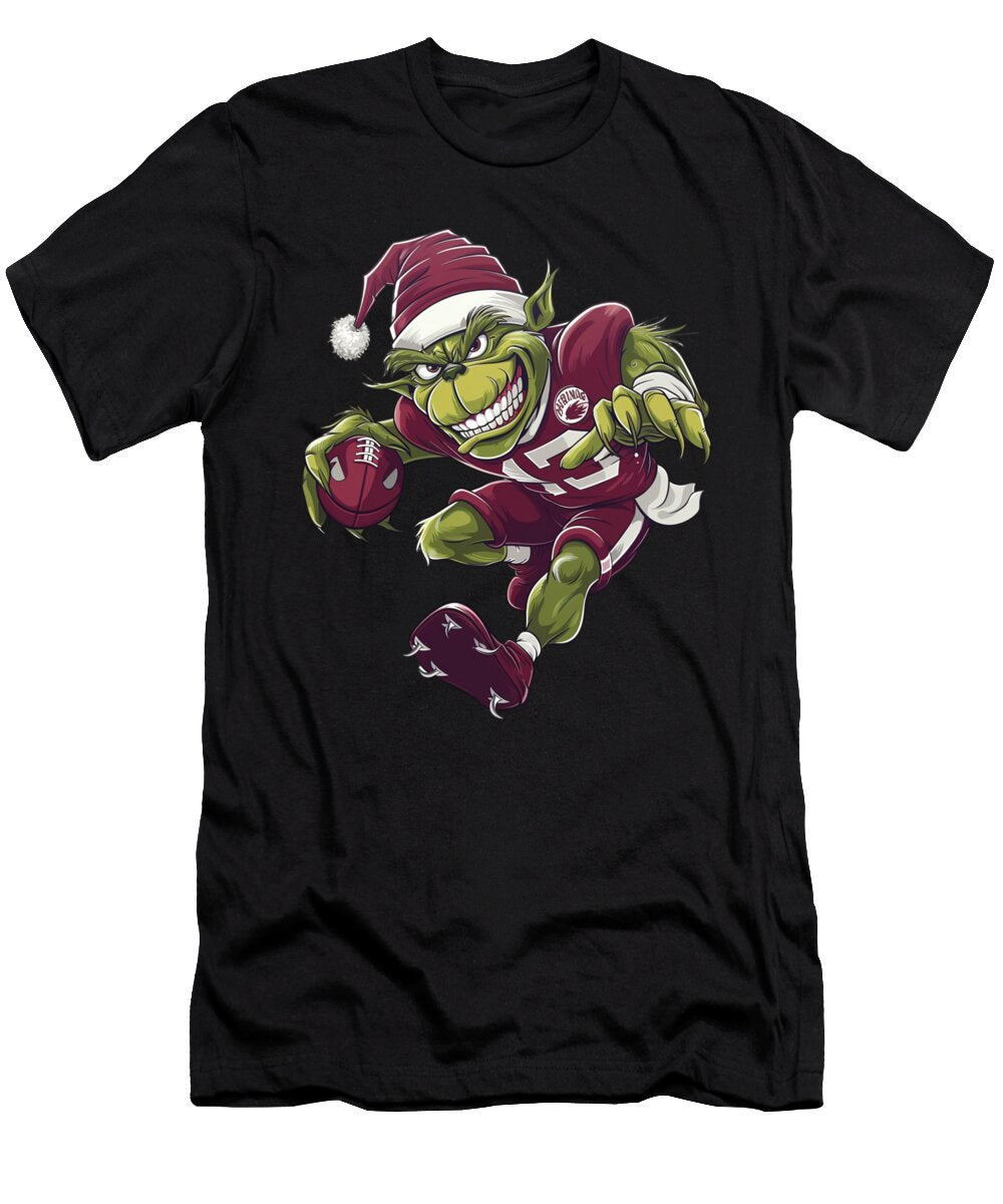 4 the Grinch Vs Cleveland Indians Logo Confrontation Rush T-Shirt