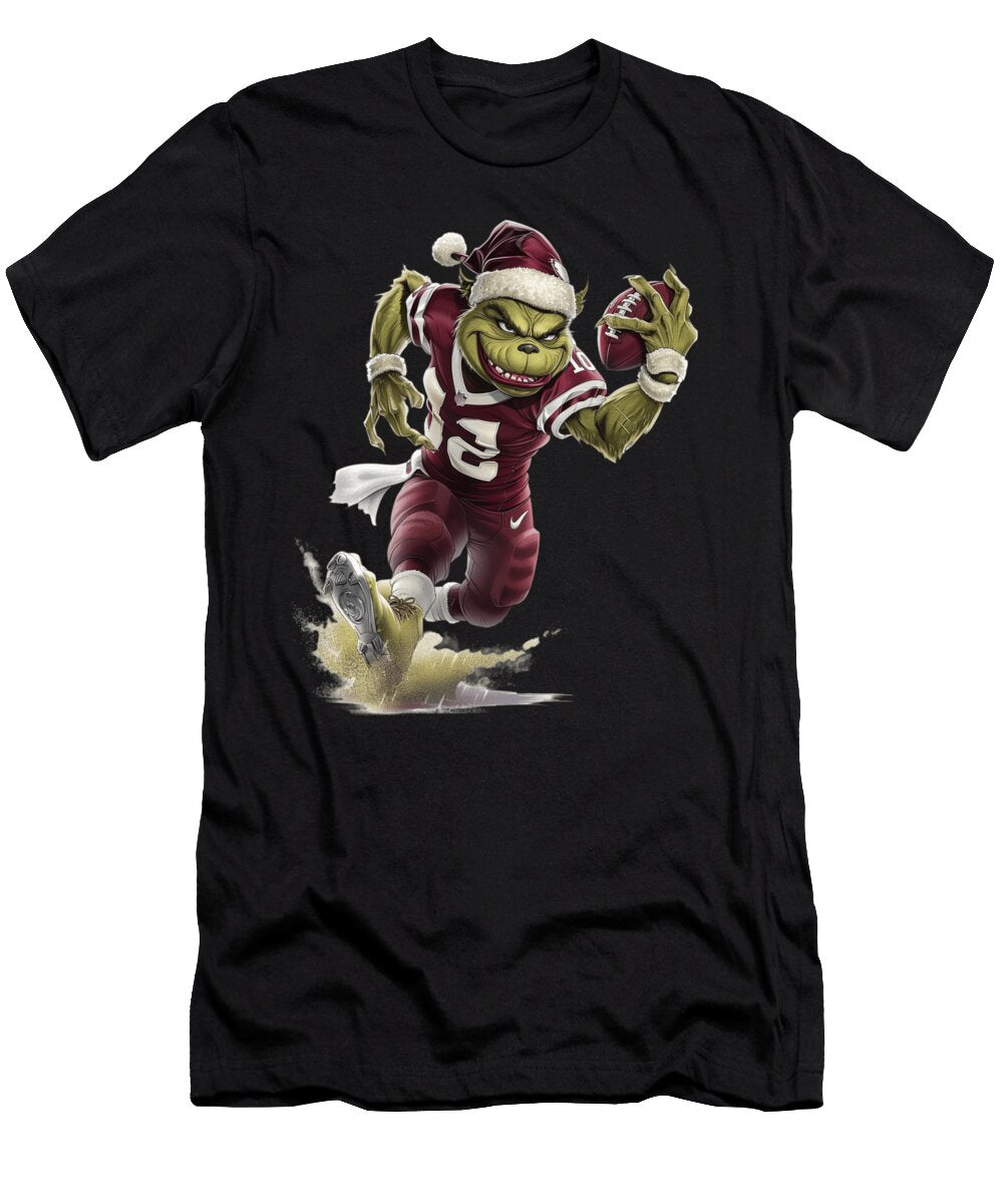 4 the Grinch Vs Cleveland Indians Logo Encounter Rush T-Shirt