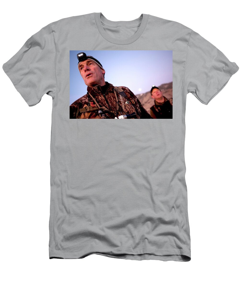 4 Two Hunters Track Geese in Nevada Corey Rich T-Shirt