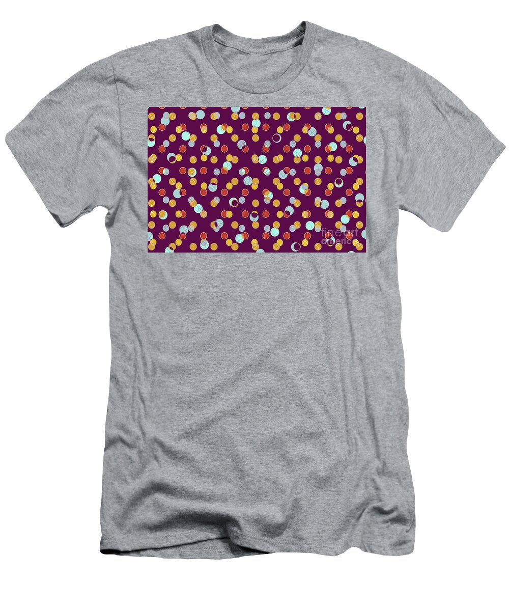 41 Dots Pattern Texture Background Flat Dotted Spotted Pattern Mo Turgay Koca T-Shirt