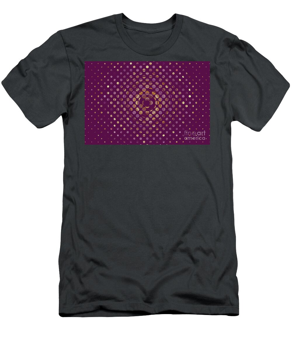 44 Dots Pattern Texture Background Flat Dotted Spotted Pattern Mo Turgay Koca T-Shirt