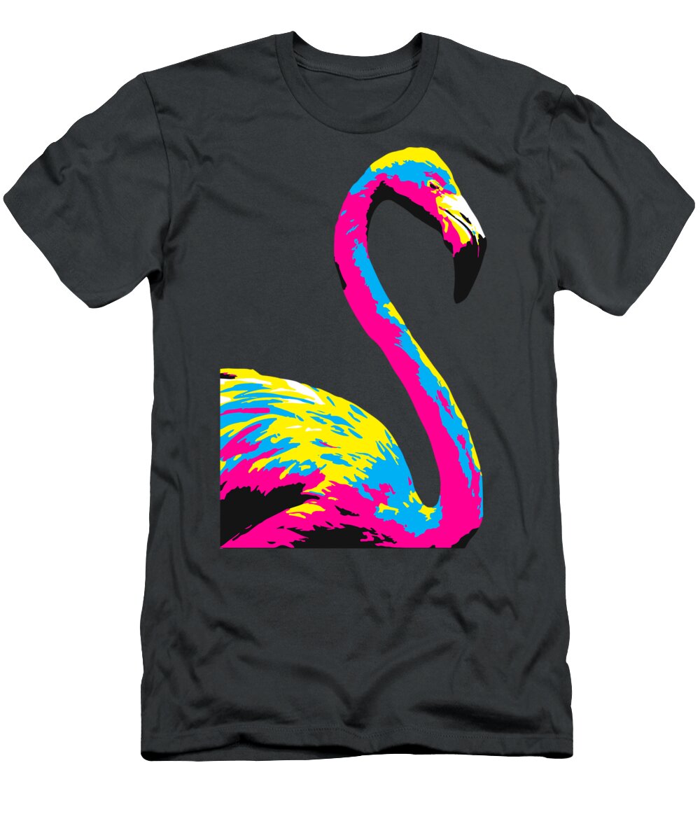 46 Flamingo Black Gryphon T-Shirt