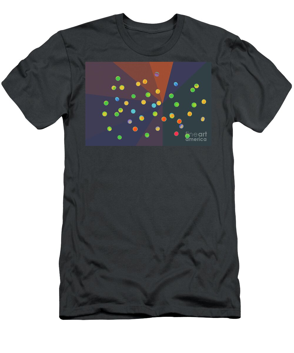 47 Dots Pattern Texture Background Flat Dotted Spotted Pattern Mo Turgay Koca T-Shirt