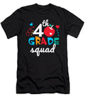 4th Grade Squad School Gift Apple Design Licensed Art T-Shirt