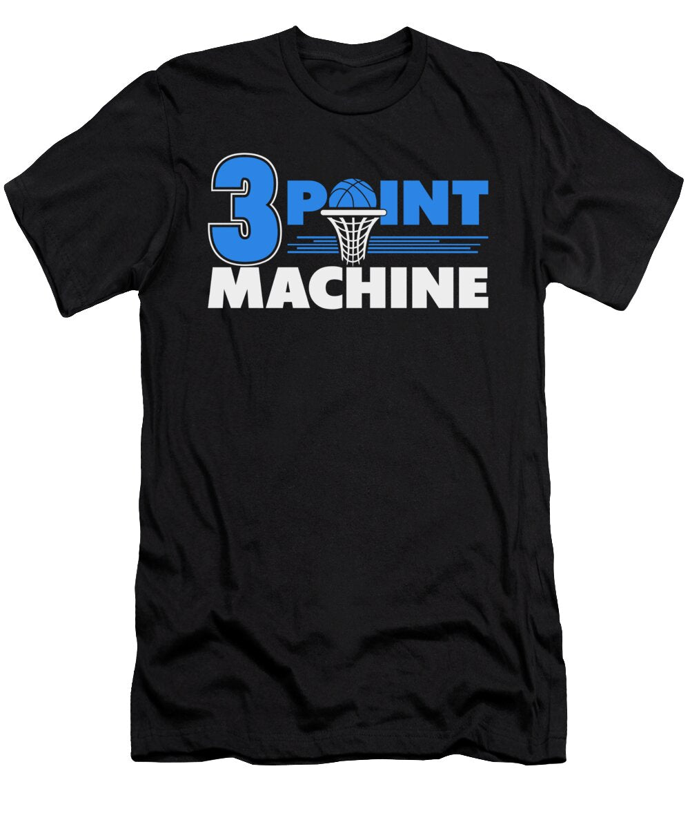 5 Basketball Game Player Fan Three 3 Point Mashine Toms Store T-Shirt